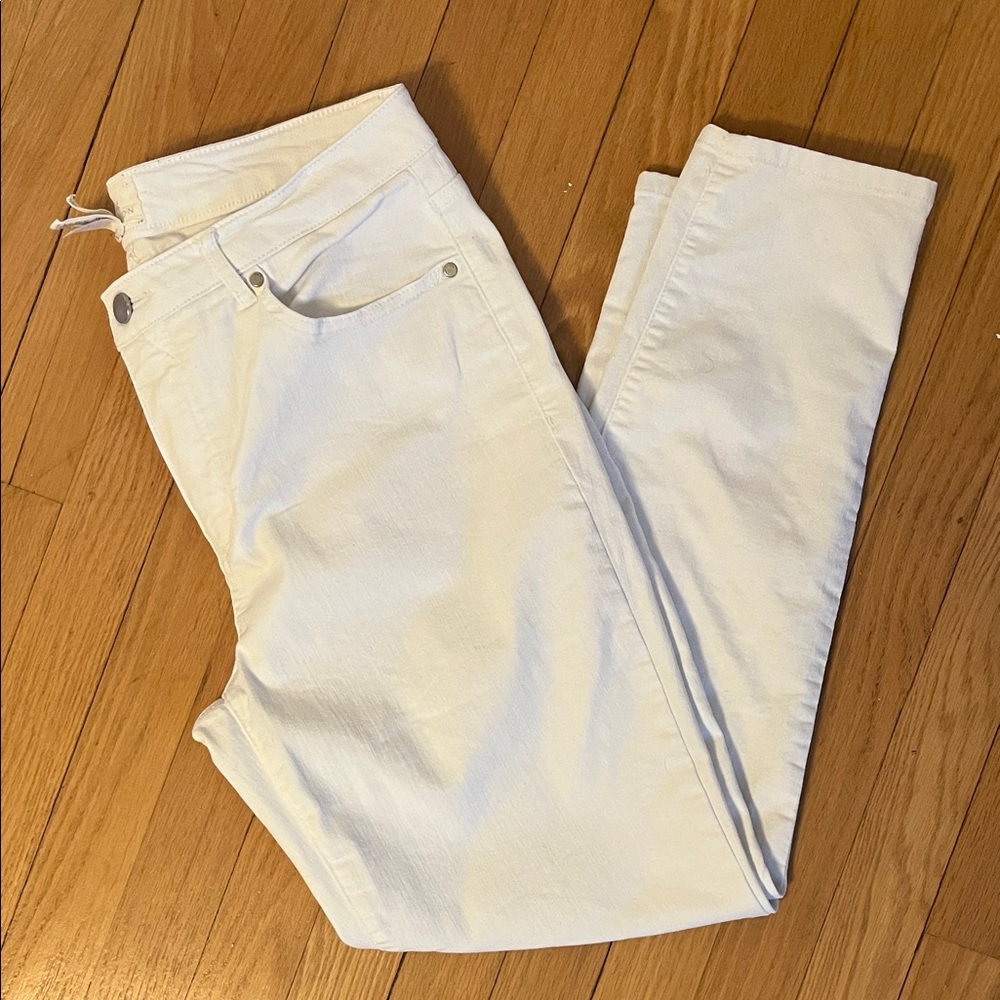 Caslon White Stretch Ankle Jeans